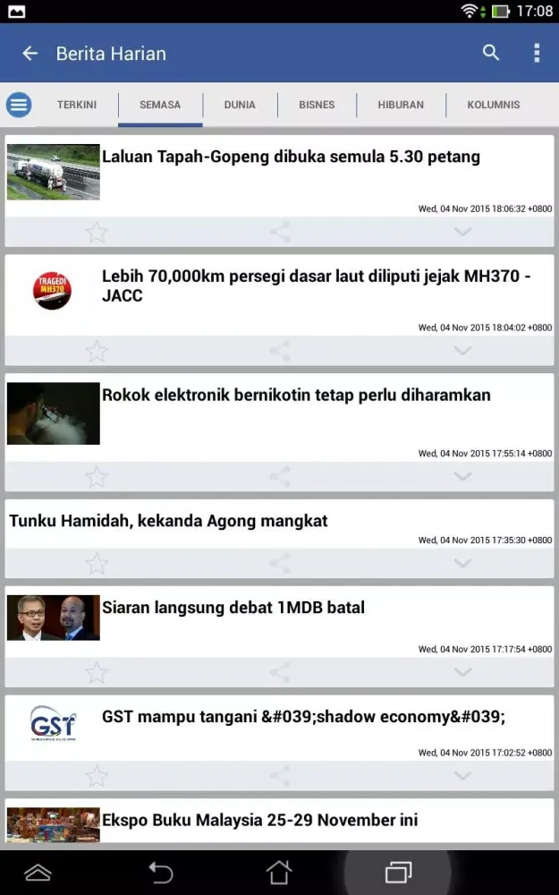 Malaysia News: Local & Global Screenshots