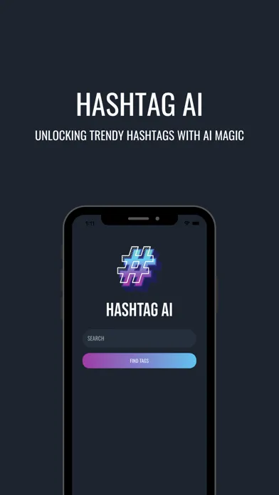 Hashtag AI Ekran Görüntüleri