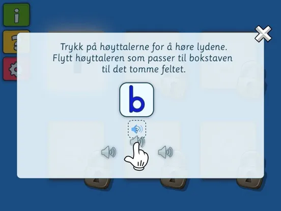 Finn bokstavlyden iPad  Screenshots