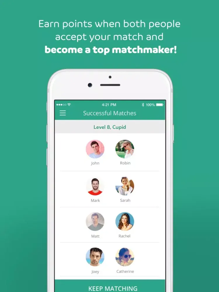 Wing App - Matchmaking Game iPad  سکرین شاٹس