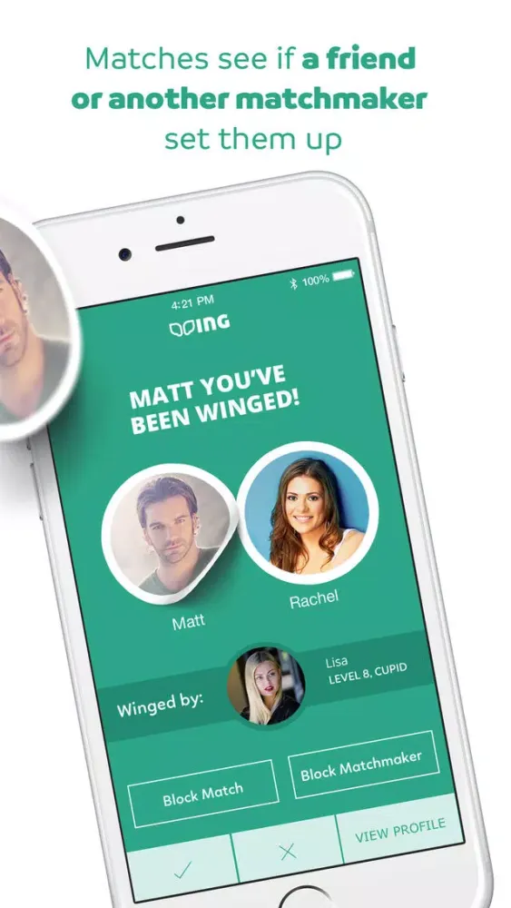 Wing App - Matchmaking Game سکرین شاٹس