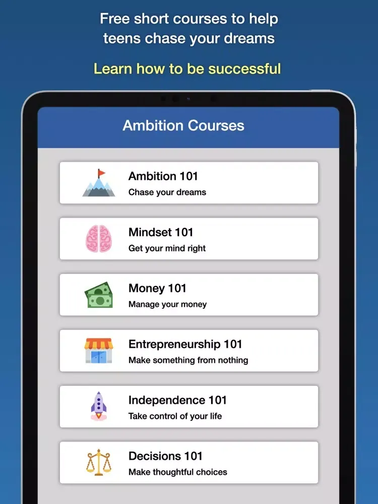 تصاویر Ambition - Learn and Earn iPad 