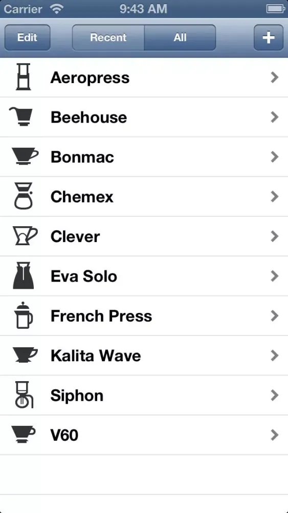 Bloom Coffee Timer Screenshots