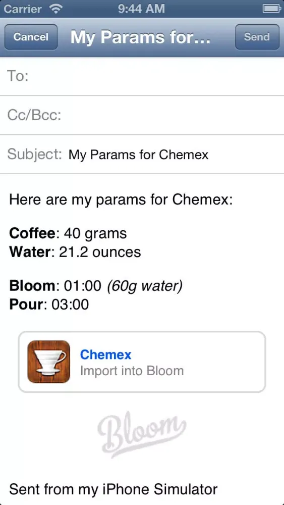 Bloom Coffee Timer Screenshots