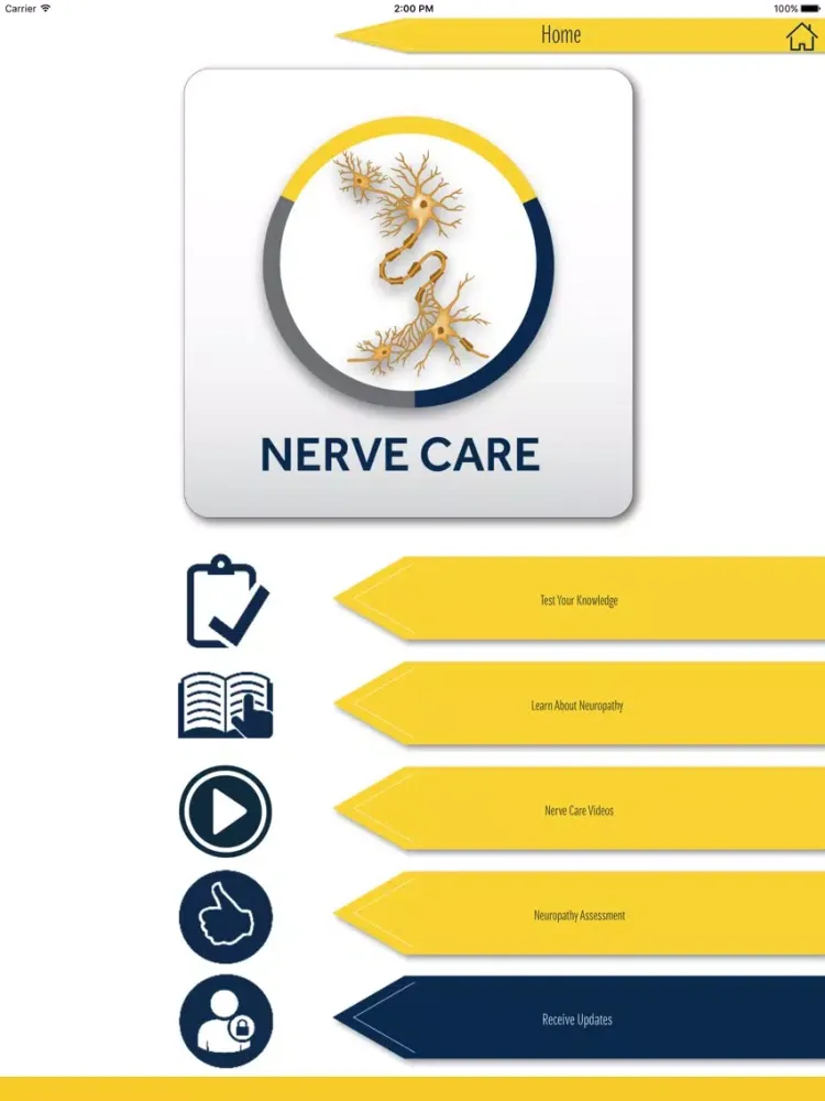 NERVE CARE iPad  スクリーンショット