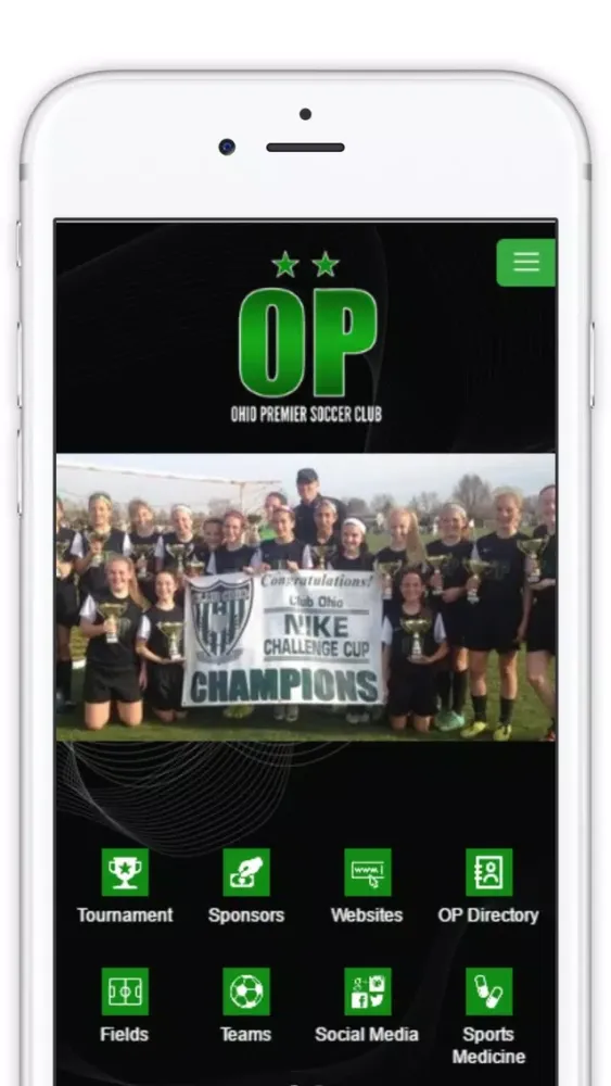 Capturas de tela do Ohio Premier Soccer Club