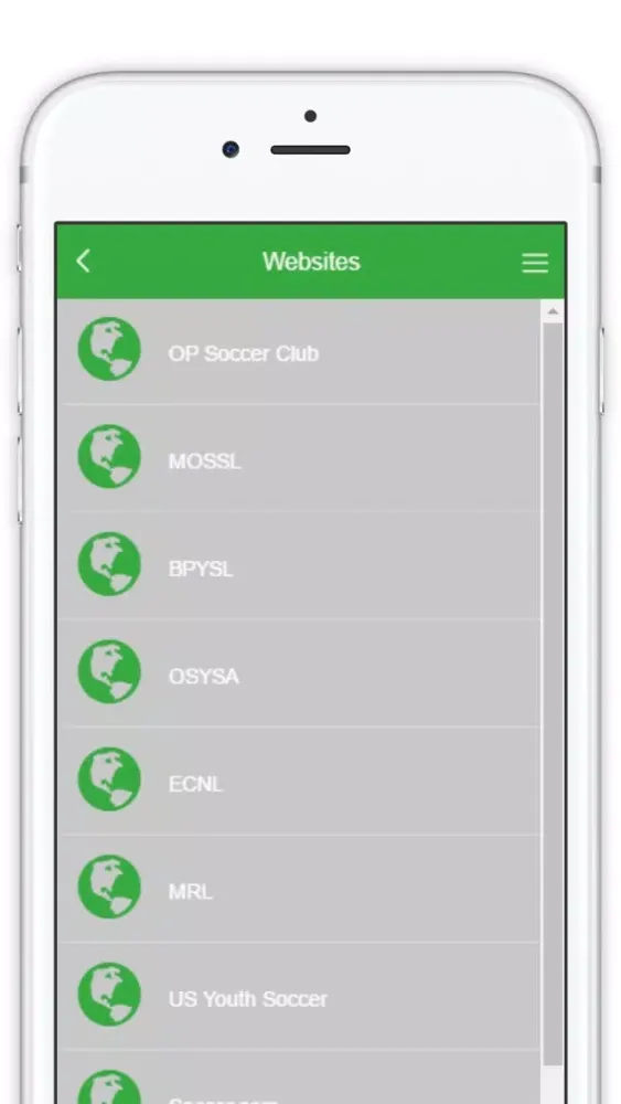 Capturas de tela do Ohio Premier Soccer Club