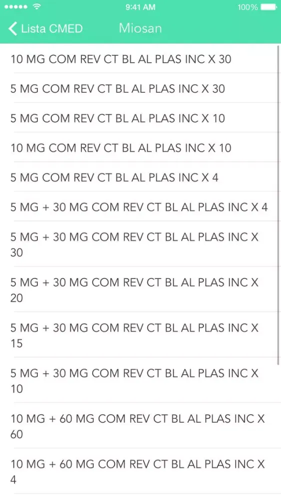 Lista de Preços - Medicamentos应用截图