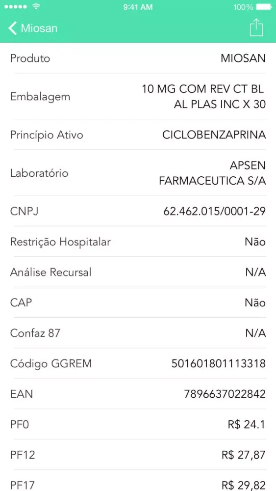Lista de Preços - Medicamentos应用截图
