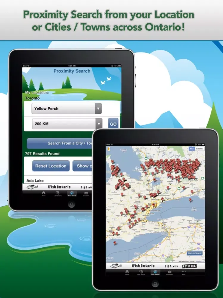 Capturas de pantalla de iFish Ontario iPad 