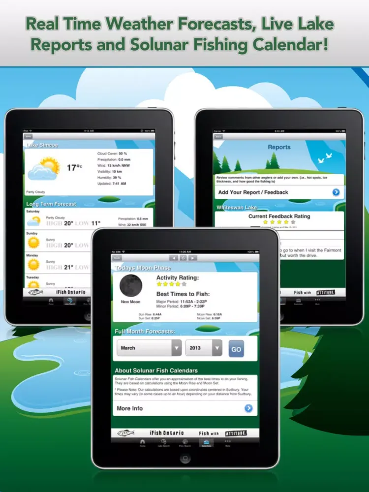 Capturas de pantalla de iFish Ontario iPad 