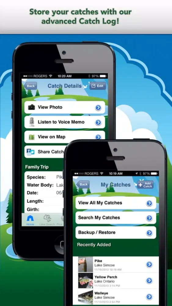 Capturas de pantalla de iFish Ontario