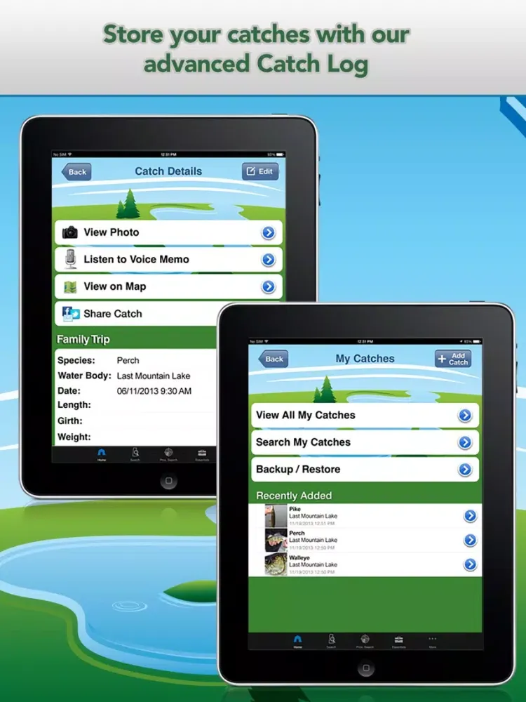 iFish Saskatchewan iPad  स्क्रीनशॉट