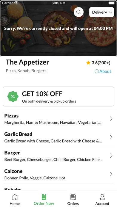 Tangkapan layar The Appetizer