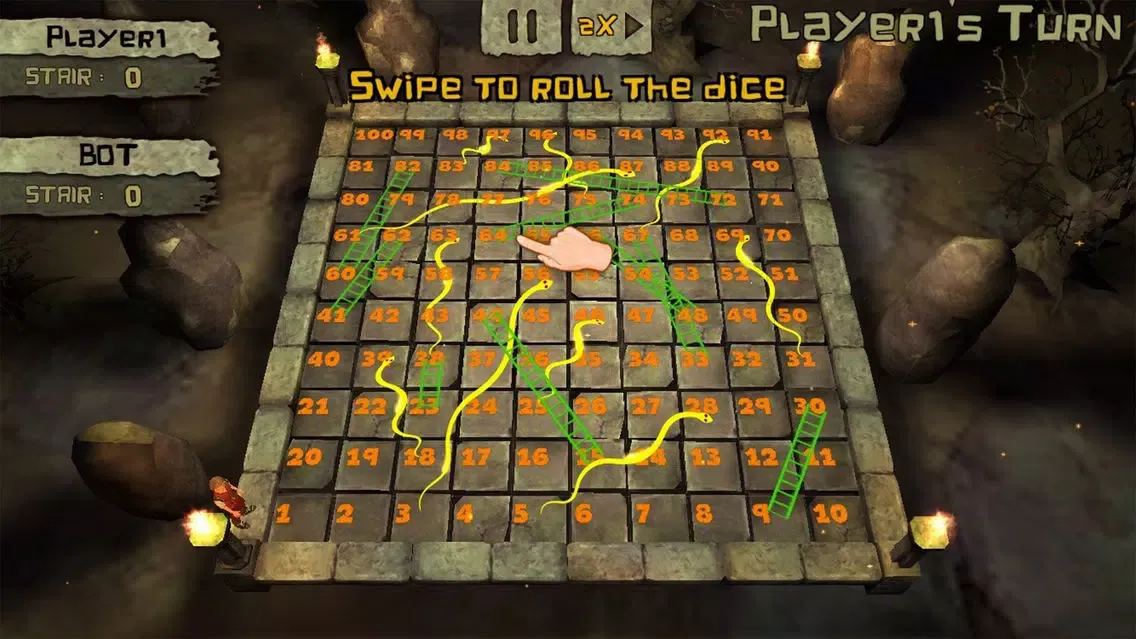 ภาพหน้าจอของ Snakes And Ladders 3D Live