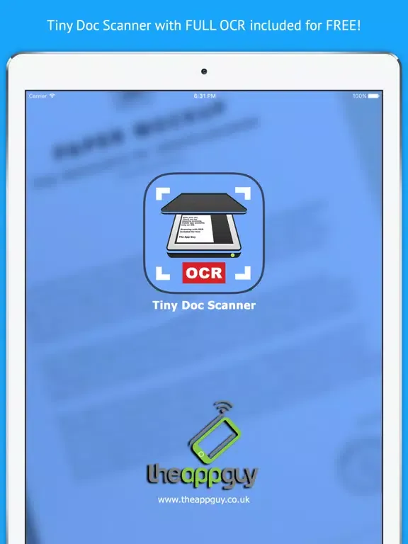 Скриншоты Tiny Doc Scanner - OCR iPad 