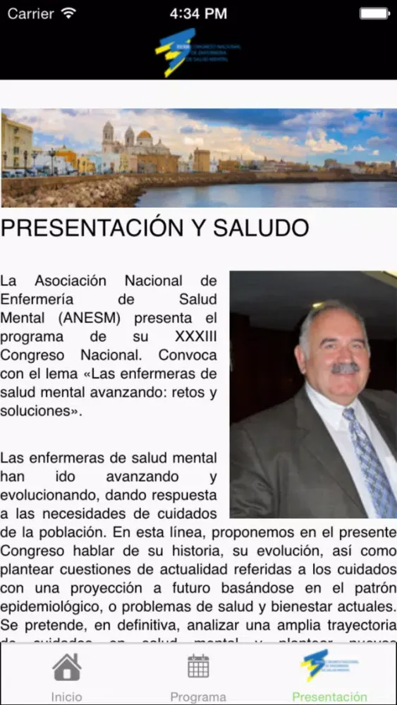 CongresoAnesm for iPhone应用截图