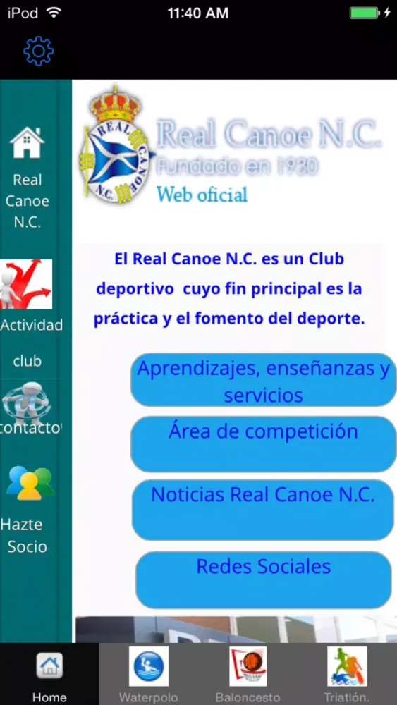 Capturas de tela do N C Real Canoe