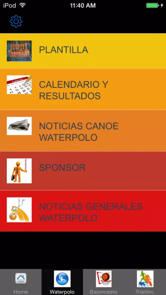 Capturas de tela do N C Real Canoe