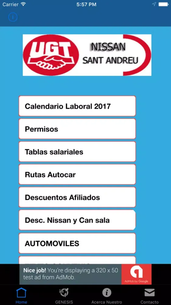 UGT-Nissan Sant Andreu スクリーンショット