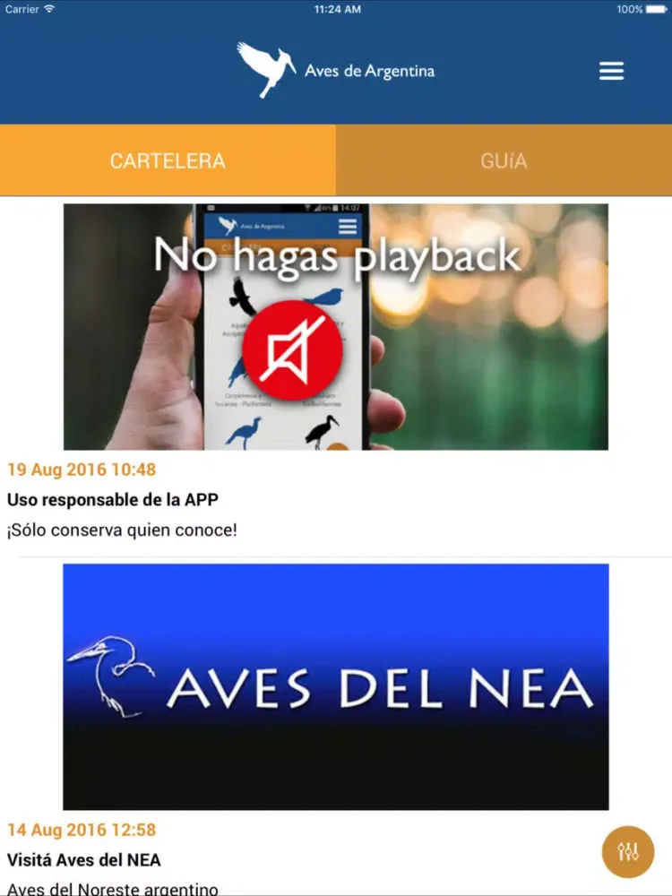 Aves de Argentina iPad 應用截圖