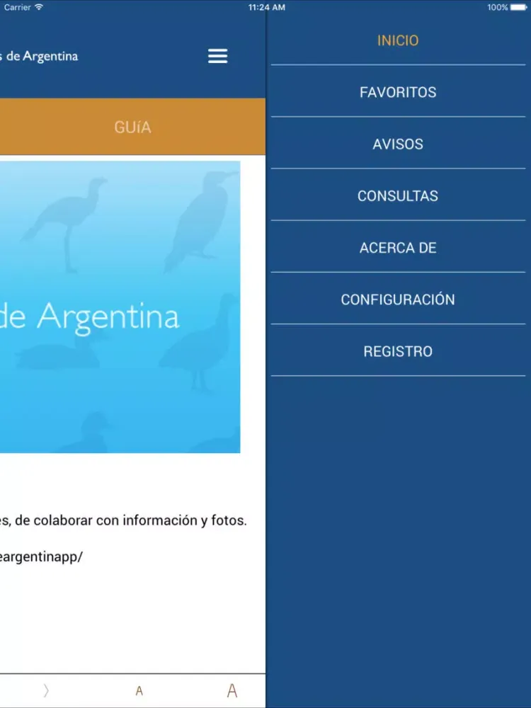Aves de Argentina iPad 應用截圖