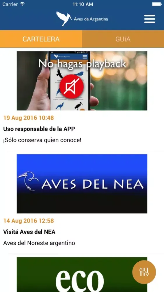 Aves de Argentina應用截圖
