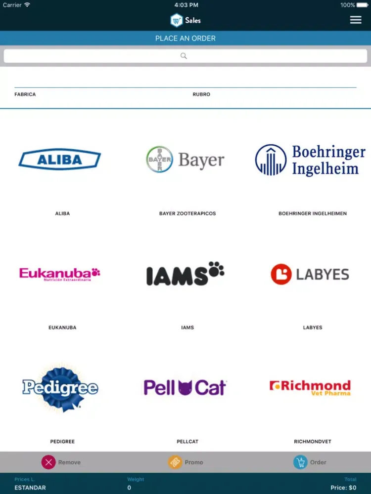 Capturas de pantalla de Sales Lite iPad 