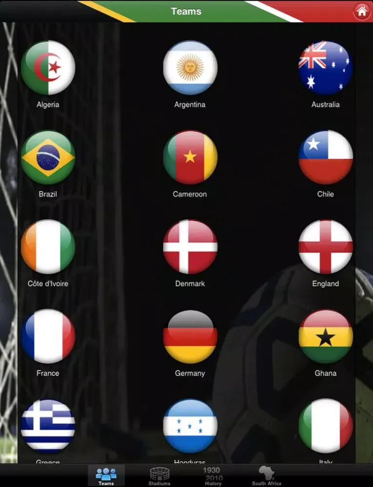 Capturas de pantalla de 2010 South Africa to the Extreme HD iPad 