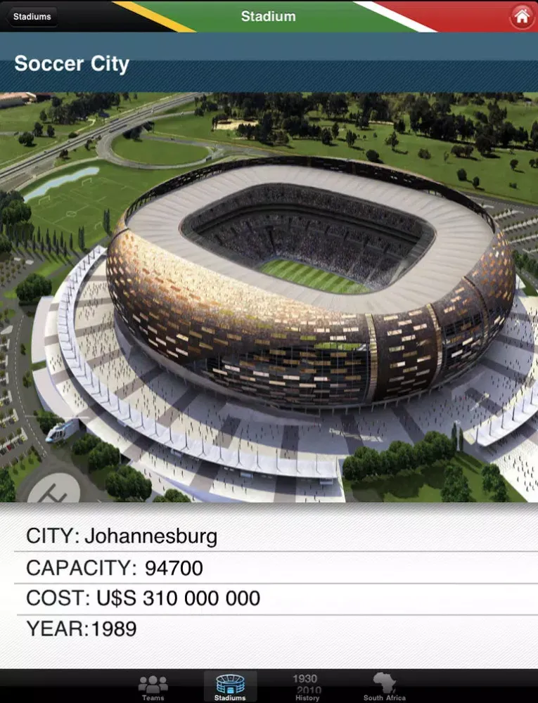 Capturas de pantalla de 2010 South Africa to the Extreme HD iPad 