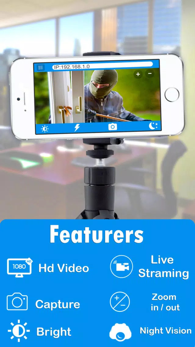 IP Webcam Home Security Surviliance Wifi Camera應用截圖