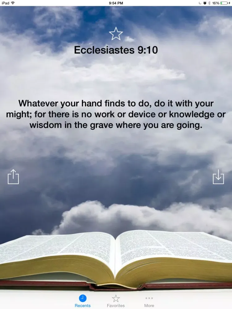 Tangkapan skrin Daily Bible Verse - For Your Daily Inspirations, Readings and Devotions iPad 