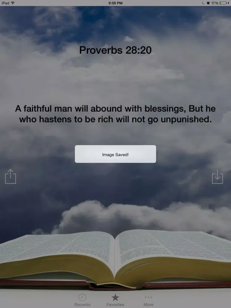 Tangkapan skrin Daily Bible Verse - For Your Daily Inspirations, Readings and Devotions iPad 