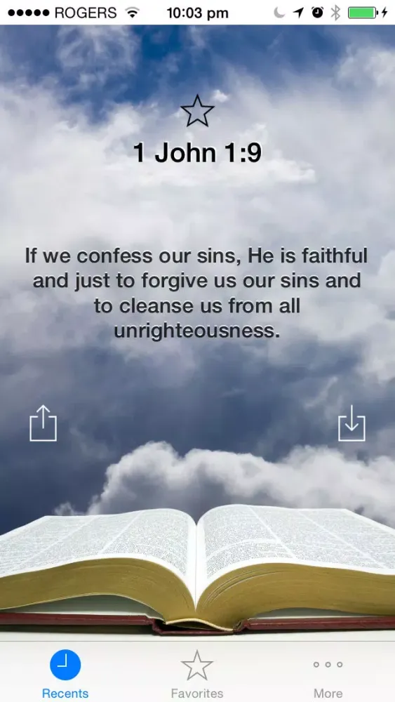 Tangkapan skrin Daily Bible Verse - For Your Daily Inspirations, Readings and Devotions