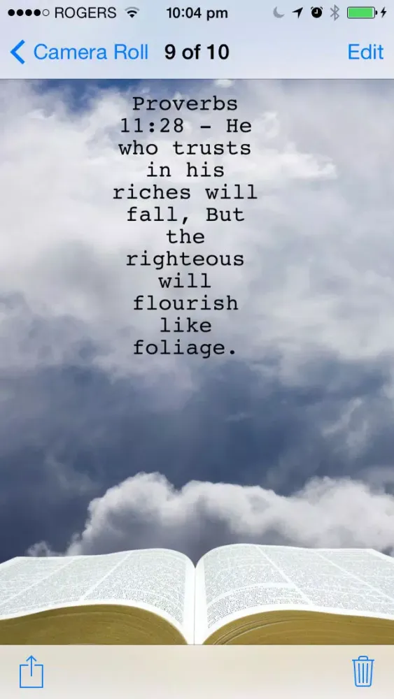 Tangkapan skrin Daily Bible Verse - For Your Daily Inspirations, Readings and Devotions
