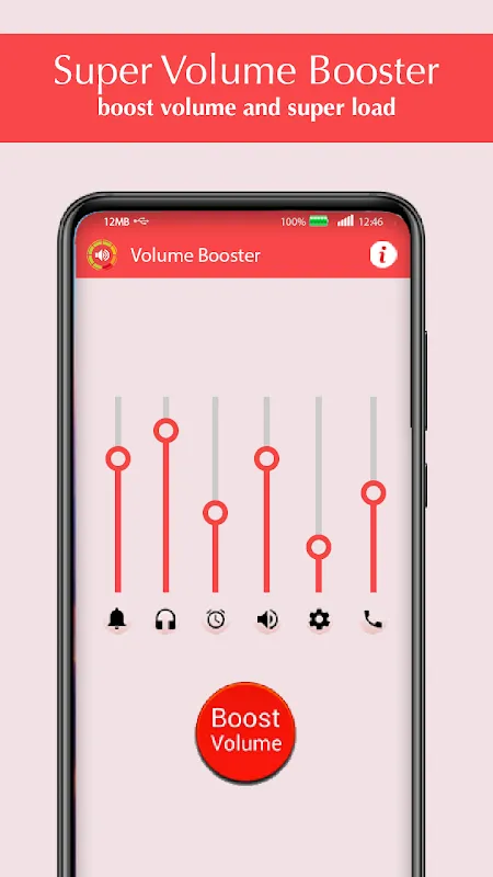 ภาพหน้าจอของ Sound Volume Booster Pro