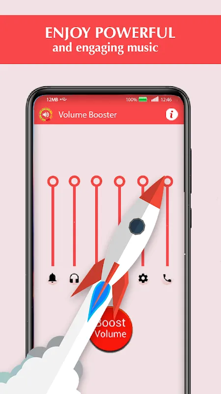 ภาพหน้าจอของ Sound Volume Booster Pro
