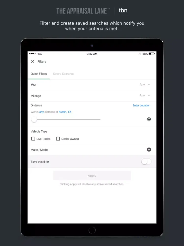 Tangkapan layar TAL - Buyers iPad 