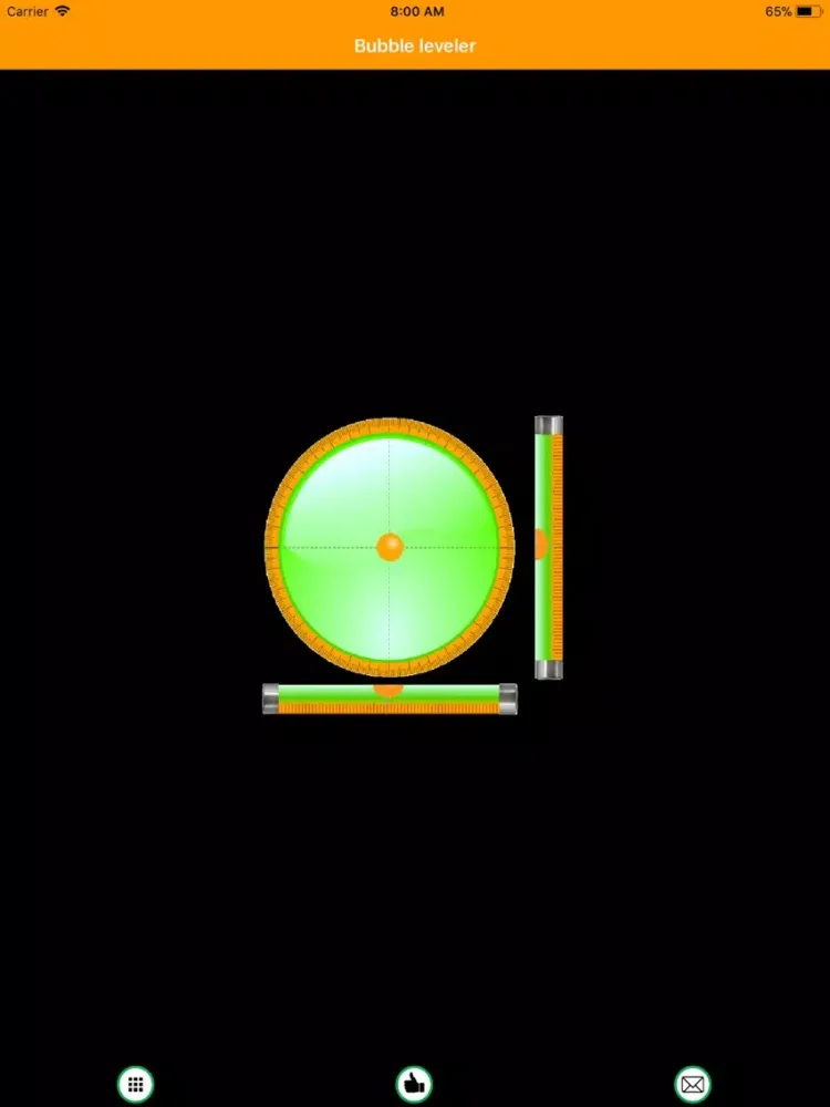 Capturas de pantalla de Bubble level CS iPad 
