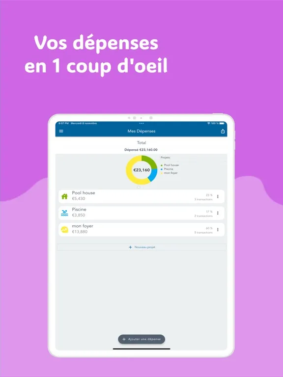 صور Construction Expense Manager iPad 