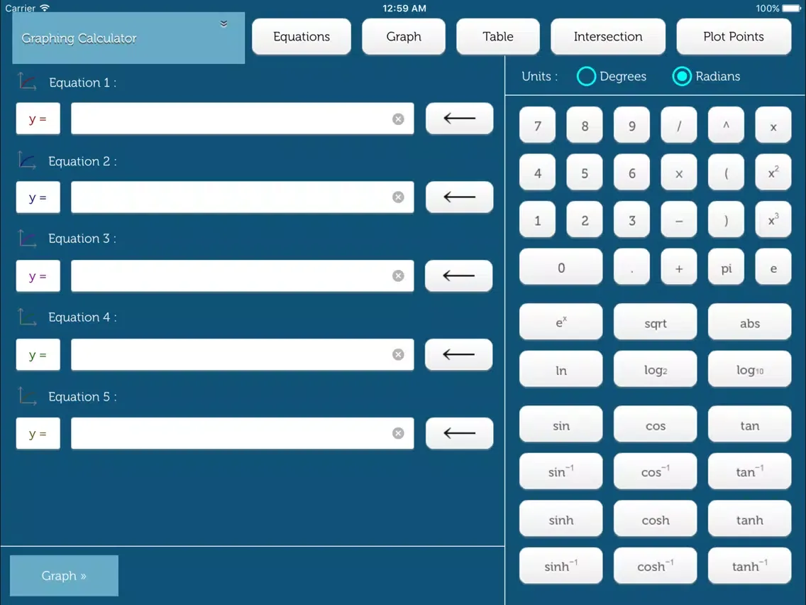 Ảnh chụp màn hình của Mathematics + iPad 