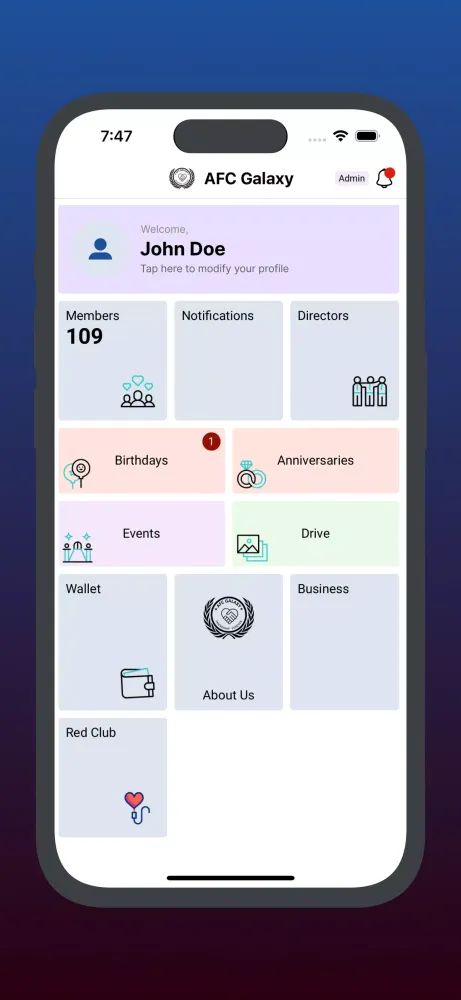 AFC Galaxy Screenshots