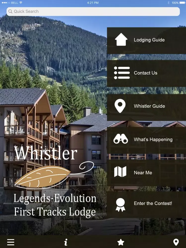 Capturas de tela do Lodging Ovations iPad 