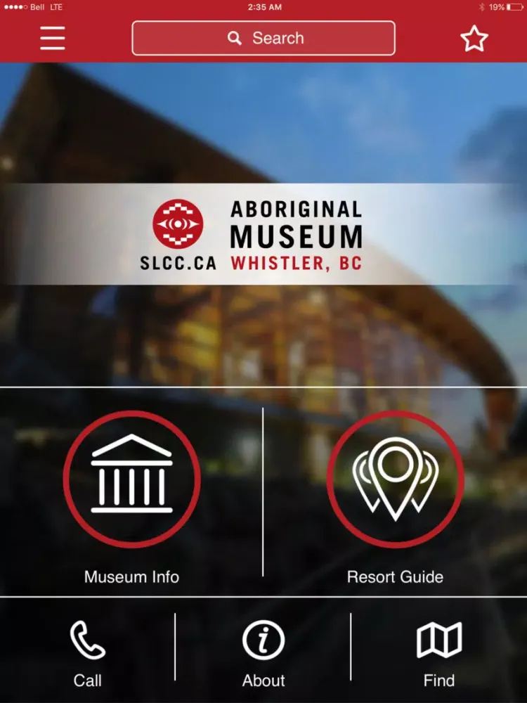 Squamish Lil'wat Centre iPad  Screenshots