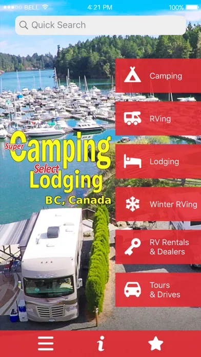 Capturas de tela do Super Camping British Columbia