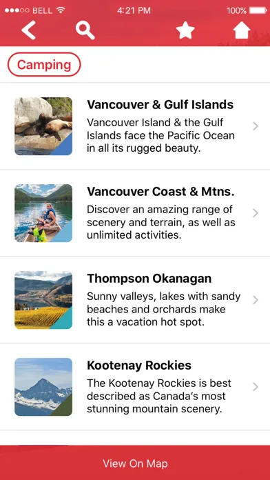 Capturas de tela do Super Camping British Columbia