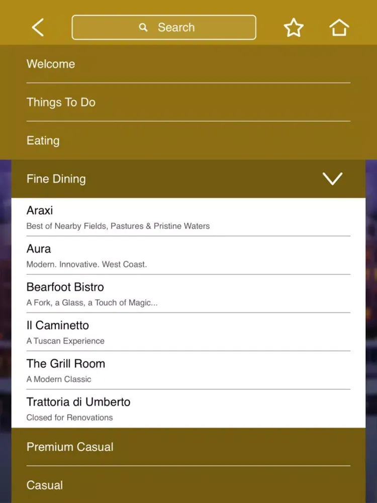 Pan Pacific Village Centre iPad  Screenshots