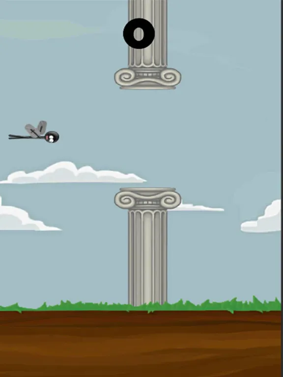 Sketchy Wings Flappy Stickman iPad  Ekran Görüntüleri