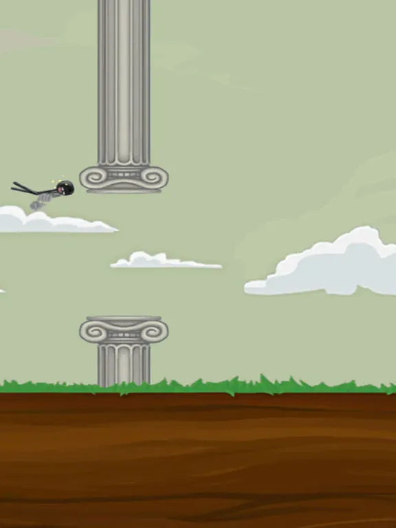 Sketchy Wings Flappy Stickman iPad  Ekran Görüntüleri