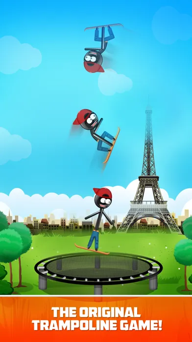 Zrzuty ekranu Stickman Trampoline Jumping